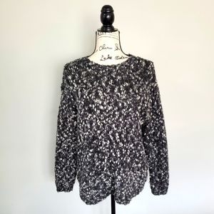 Jjill marled black&white sweater in M